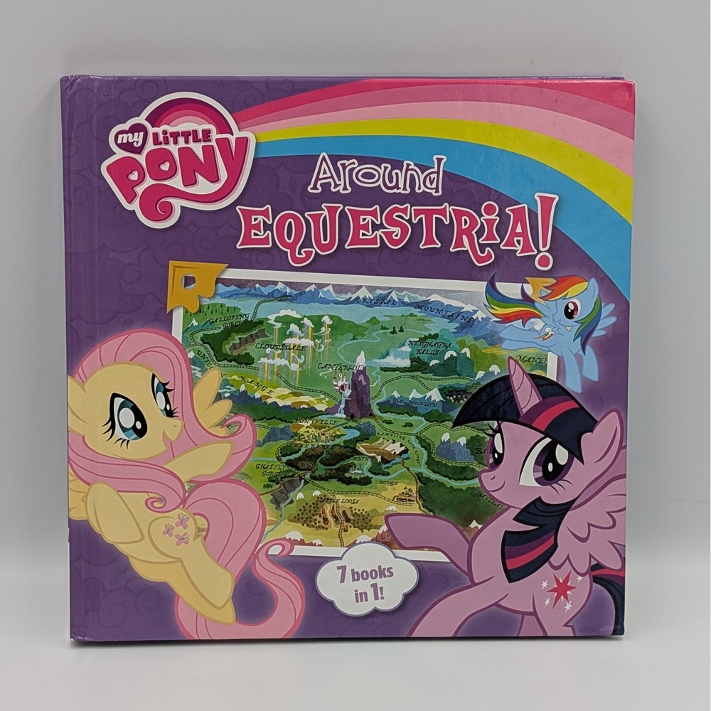 My Little Pony Around Equestria 7 Books in 1 Hardcover Anthology Hasbro Kids